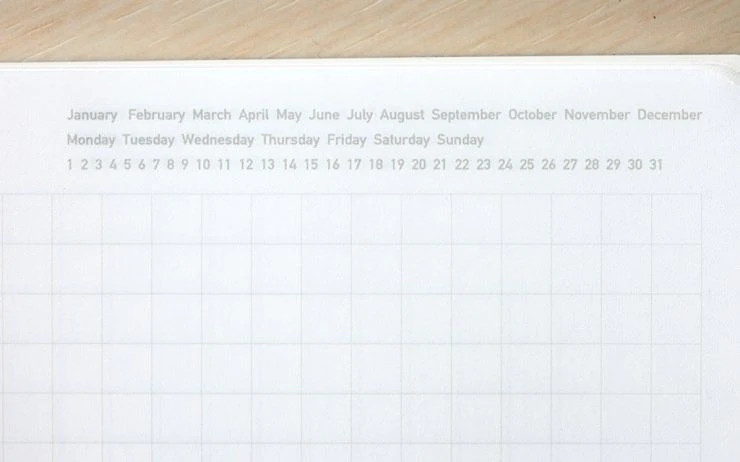 Stalogy Grid 365 Days Notebook, A5, Black - Image 3