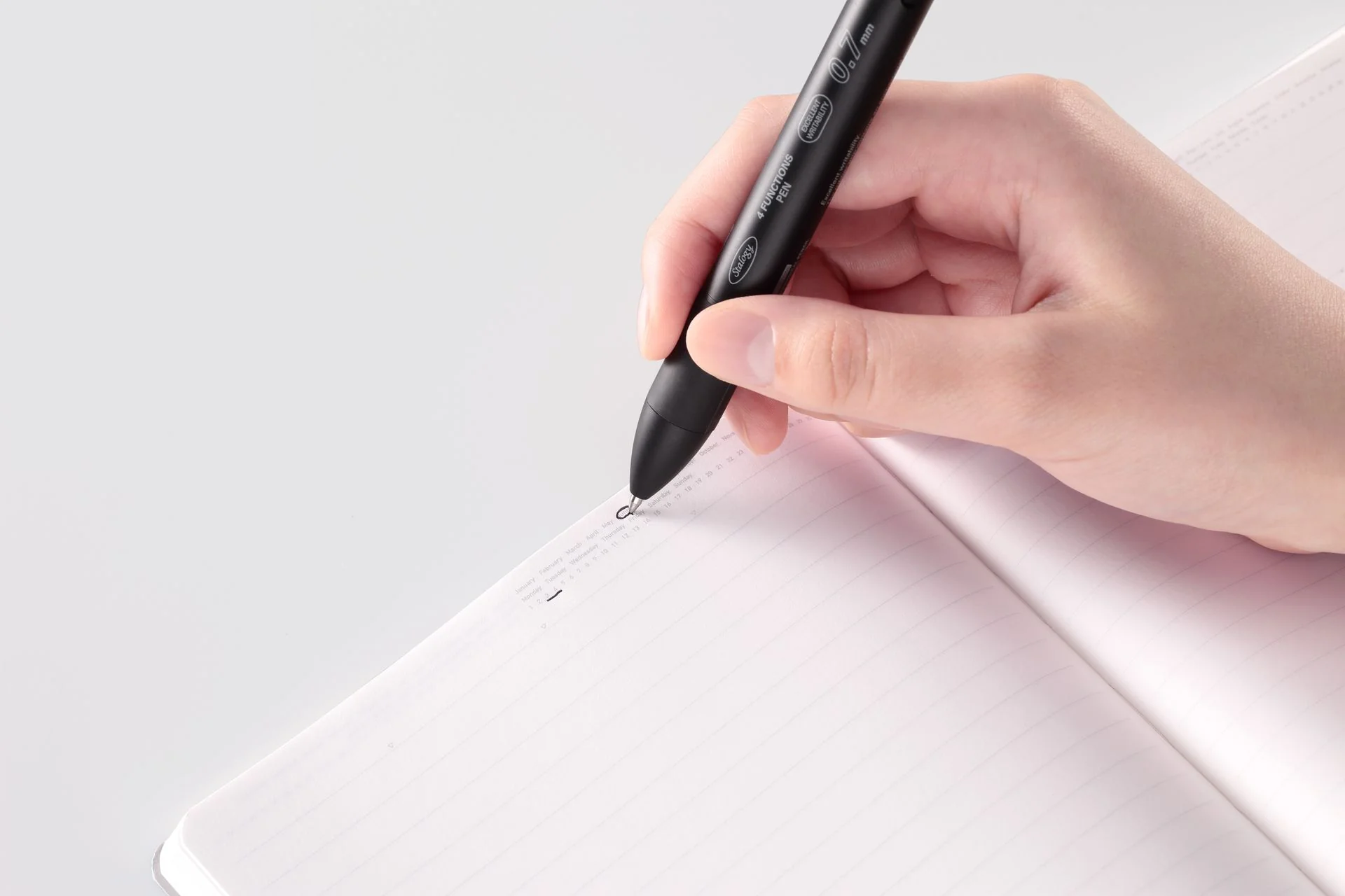 Stalogy Lined 365 Days Notebook, A5, Black - Image 8