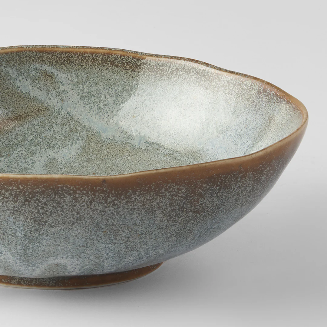 Steel Grey large oval bowl 19cm - Image 3