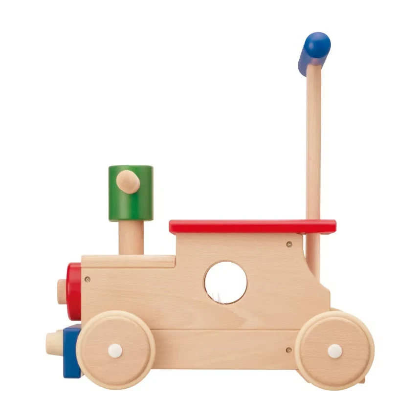 Tetetoys Coloured Wooden Choo Choo Train Rider & Walker