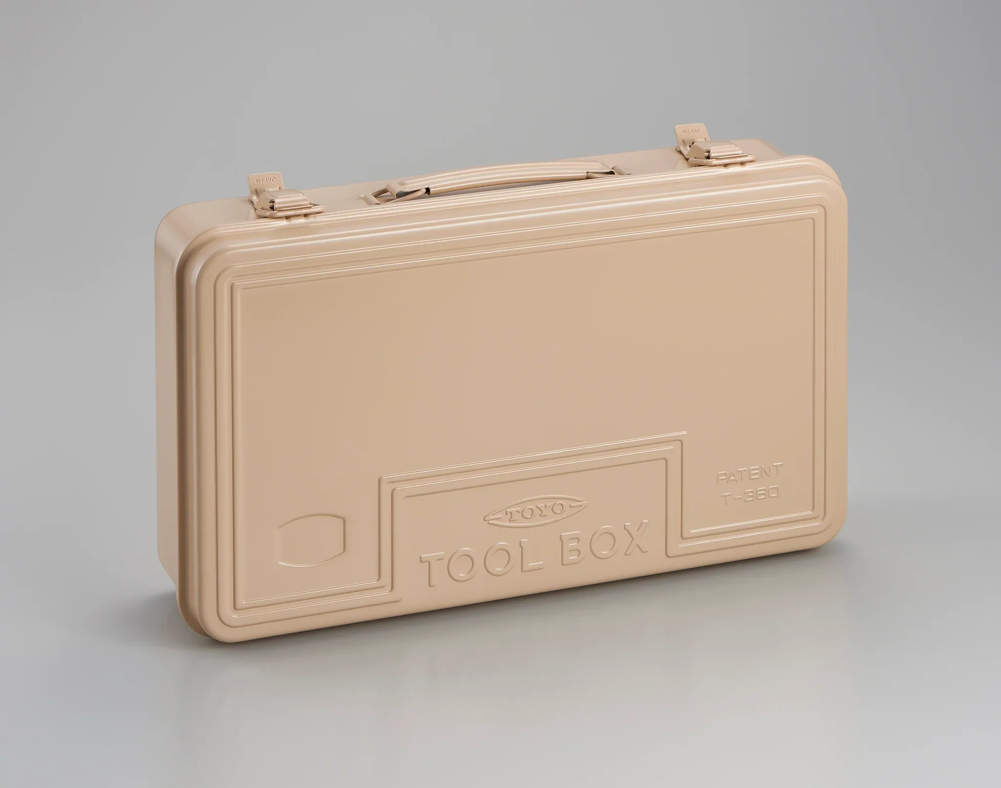 Toyo Steel Trunk Shape Toolbox T-360 Beige - Image 2