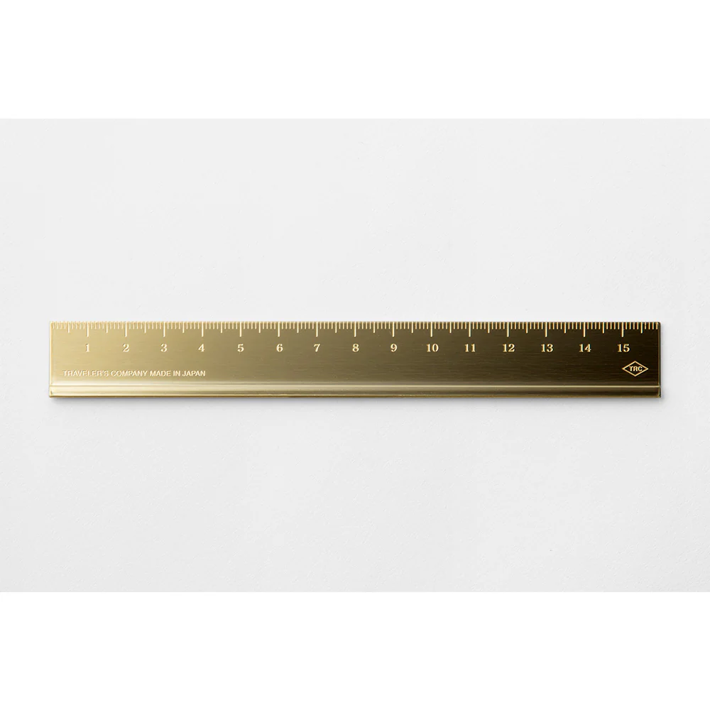Traveler's Company Brass Ruler 15cm - Image 2